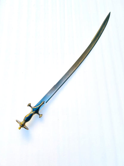 Gold Koftgari work Sirohi with High Carbon Blade